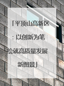 平顶山高新区：以创新为笔 绘就高质量发展新图景